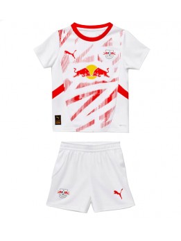 RB Leipzig Replika Hemmakläder Barn 2024-25 Kortärmad (+ byxor)